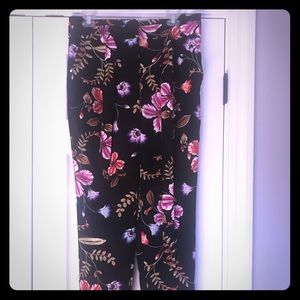 Express Floral Dress Pants
